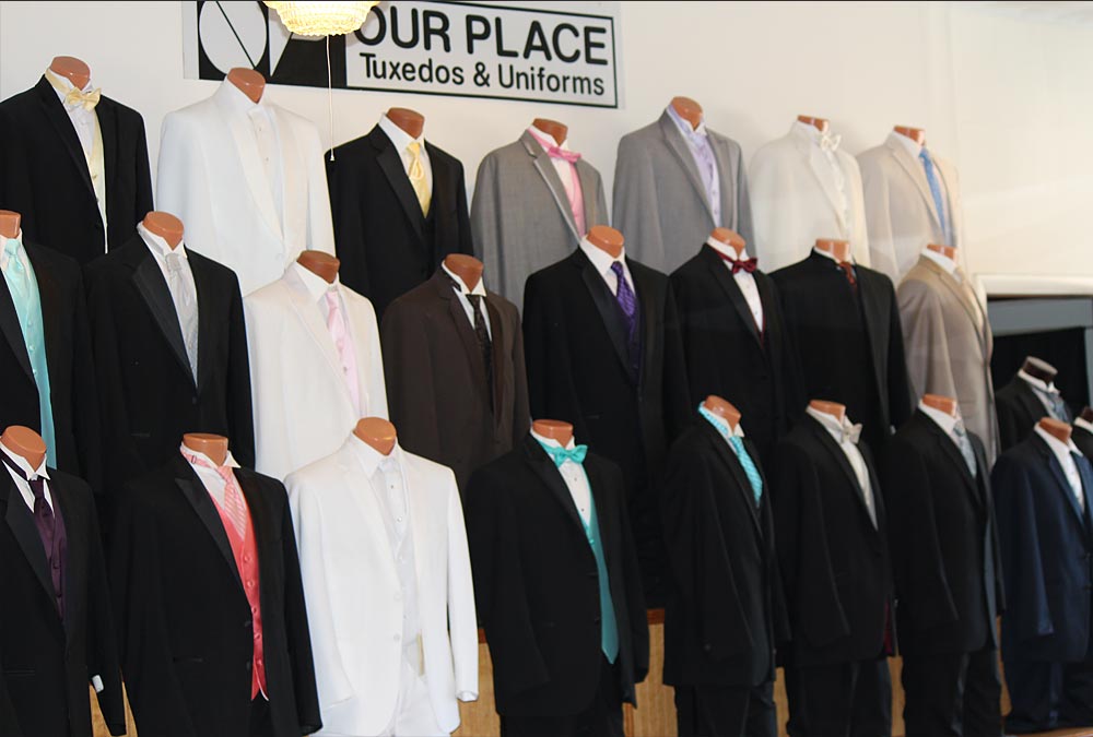 Tuxedos & Tuxedo Rentals, Chef Uniforms, Free Alterations, Apparel and